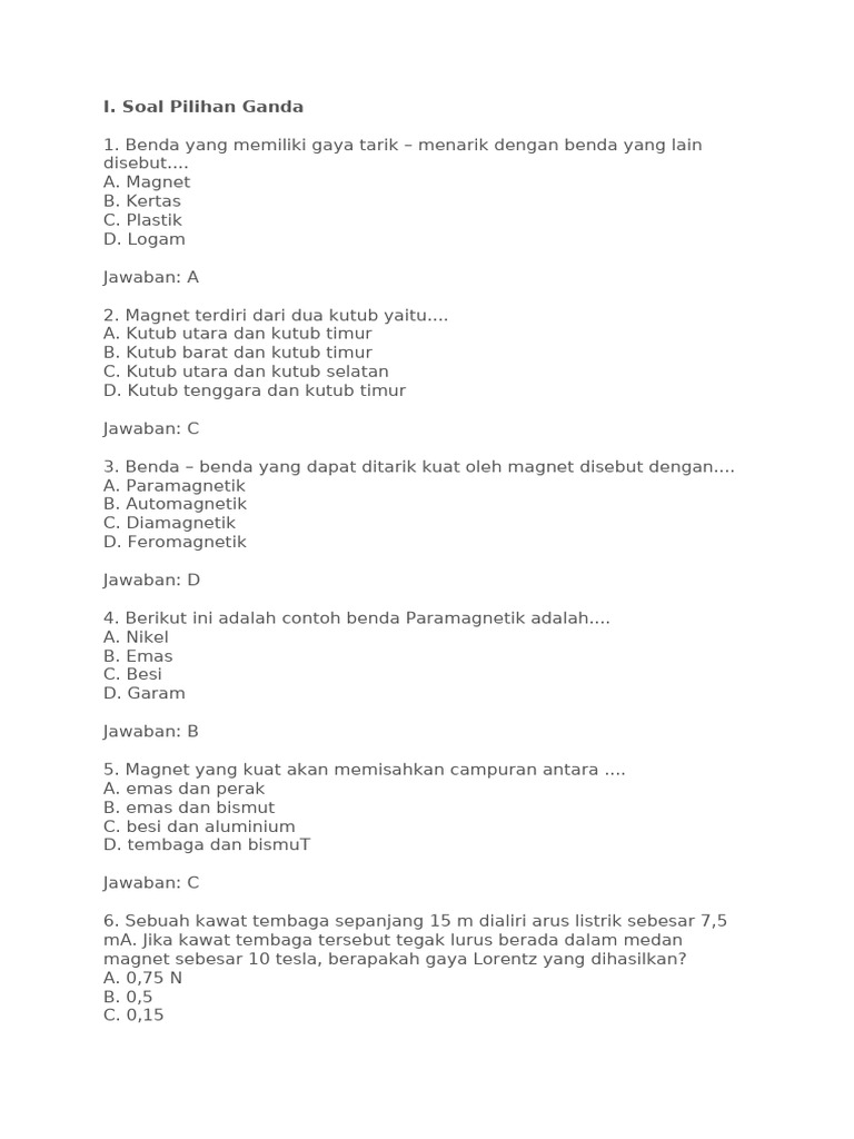 Kumpulan Soal Ipa Kelas 9 Sem 2 Pas PDF