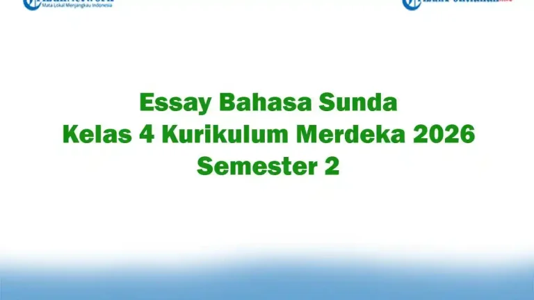 soal basa sunda kelas 4 semester 2 soal basa sunda kelas 4 semester 2