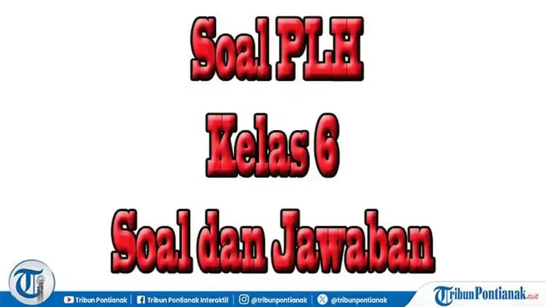 5 Soal Ujian Sekolah PLH Kelas 6 yang Sering Muncul di STS 2026, Wajib Dikuasai