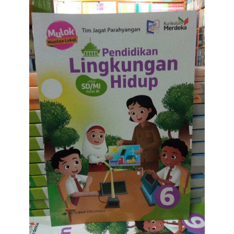 Jual BUKU PENDIDIKAN LINGKUNGAN HIDUP PLH UNTUK SD KELAS 6 KURIKULUM