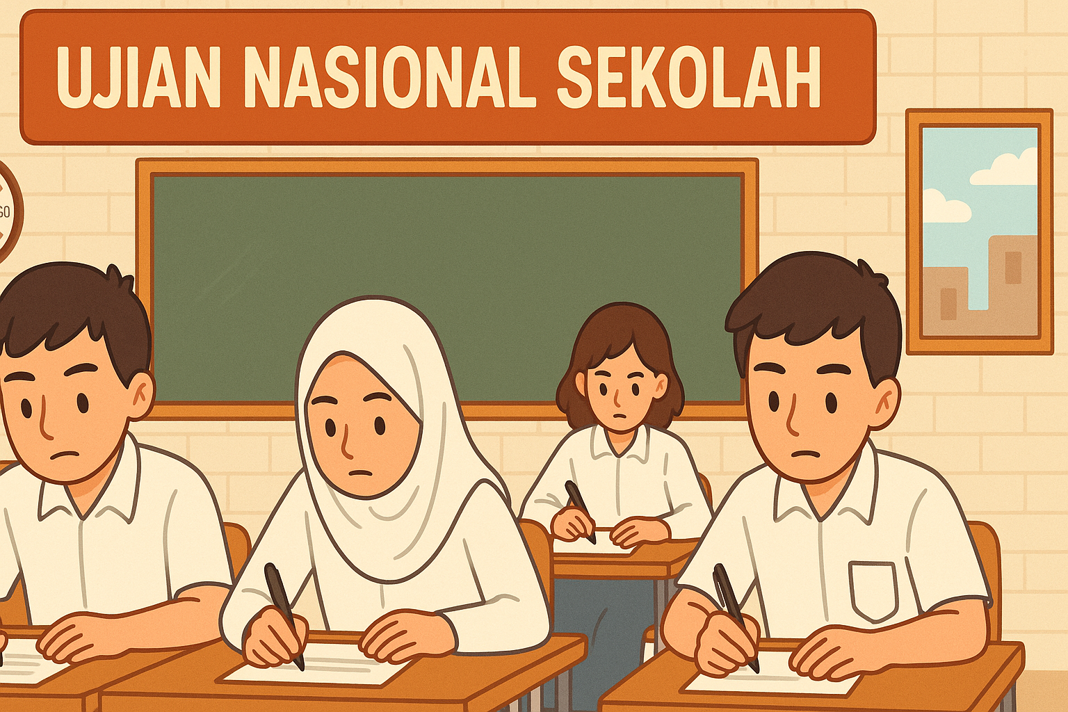 Akhirnya! 55 Halaman Ujian Sekolah PNG Gratis untuk Mewarnai di 2026