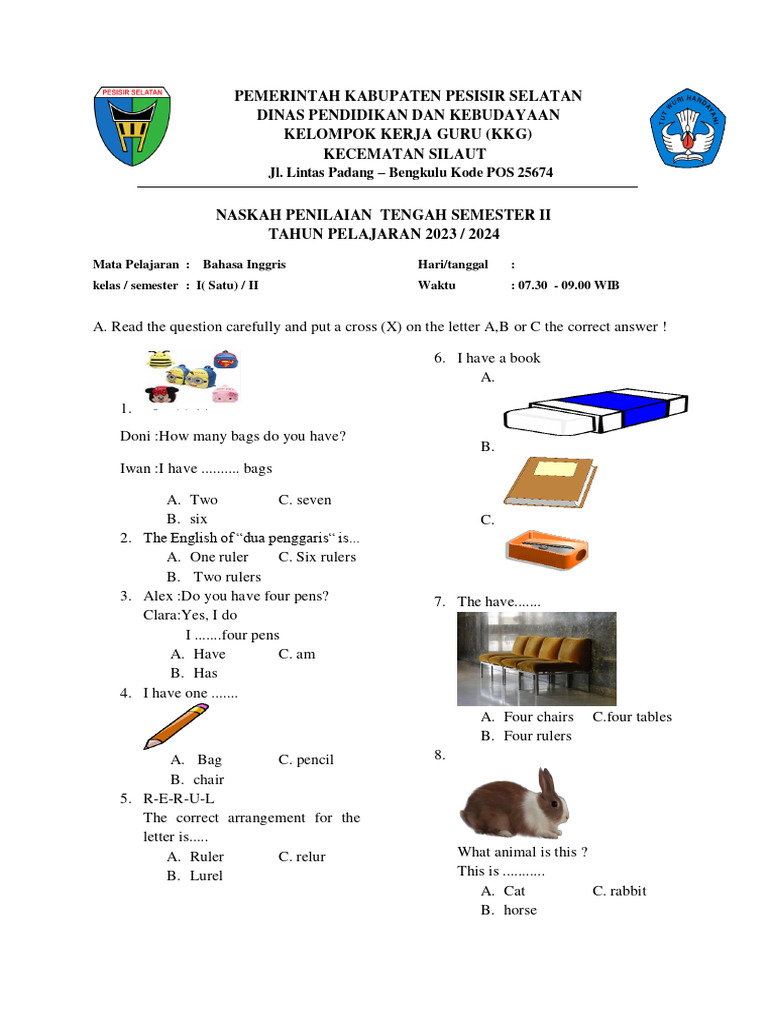 5 Contoh Soal Bahasa Kelas 1 Semester 2 yang Ternyata Sering Salah Diartikan Guru 5 Contoh Soal Bahasa Kelas 1 Semester 2 yang Ternyata Sering Salah Diartikan Guru