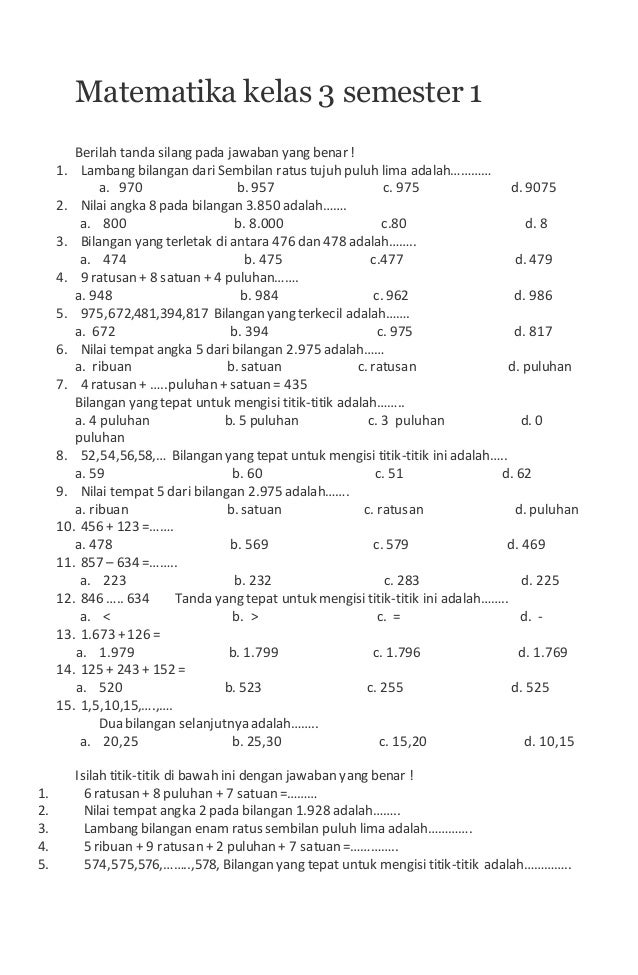 5 Fakta Mengejutkan Soal Tema 1 Kelas 3 Semester 1 yang Wajib Tahu Guru dan Orang Tua 5 Fakta Mengejutkan Soal Tema 1 Kelas 3 Semester 1 yang Wajib Tahu Guru dan Orang Tua