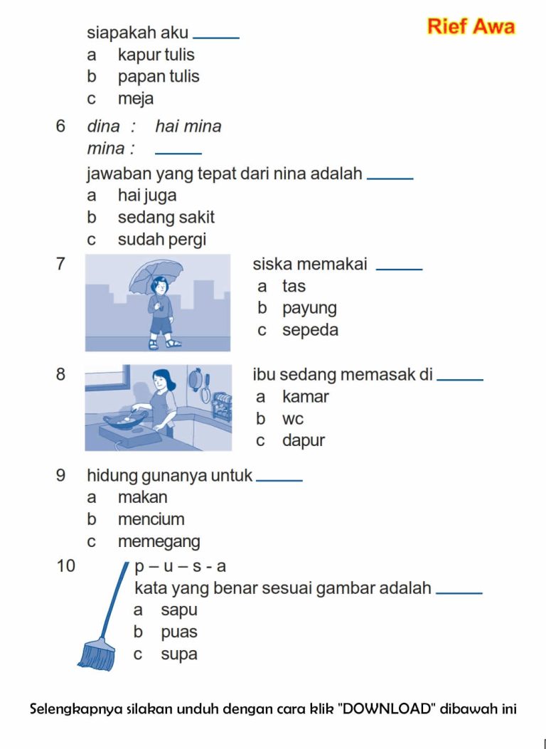 5 Soal Bahasa Indonesia Semester 2 Kelas 1 yang Sering Bikin Orangtua Bingung, Ini Jawabannya 5 Soal Bahasa Indonesia Semester 2 Kelas 1 yang Sering Bikin Orangtua Bingung, Ini Jawabannya