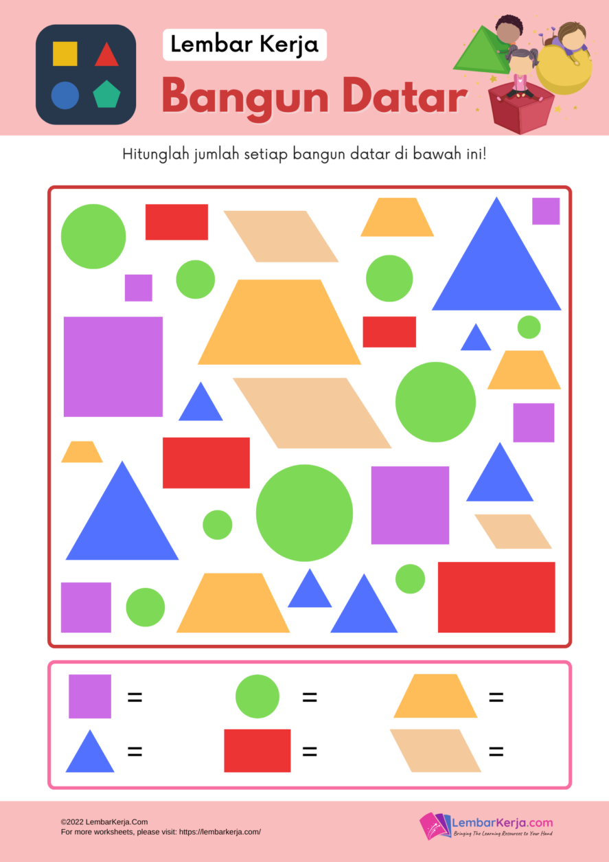 7 Contoh Soal Bangun Datar Kelas 1 SD yang Wajib Dikuasai Anak Sebelum Terlambat