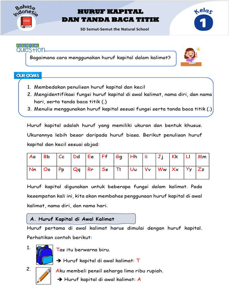 7 Contoh Soal Huruf Kapital Kelas 2 SD Pilihan Ganda yang Benar, Wajib Dicoba Guru 7 Contoh Soal Huruf Kapital Kelas 2 SD Pilihan Ganda yang Benar, Wajib Dicoba Guru