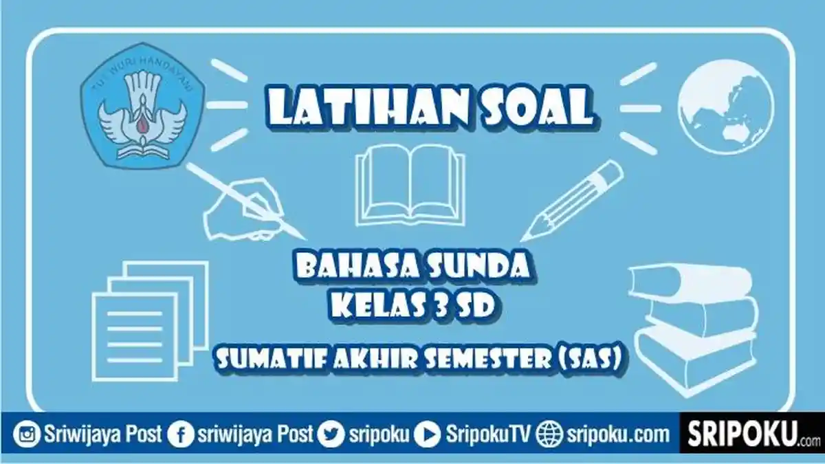 20 Soal Bahasa Sunda Kelas 3 SD Semester 2 Kurikulum Merdeka Kunci