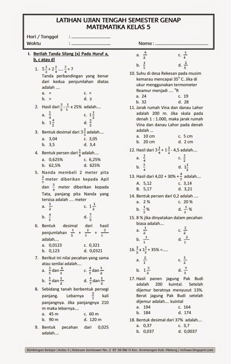 Jangan Bingung Lagi, 5 Contoh Soal Tema 8 Kelas 5 Semester 2 dan Kunci Jawaban yang Wajib Diketahui Jangan Bingung Lagi, 5 Contoh Soal Tema 8 Kelas 5 Semester 2 dan Kunci Jawaban yang Wajib Diketahui