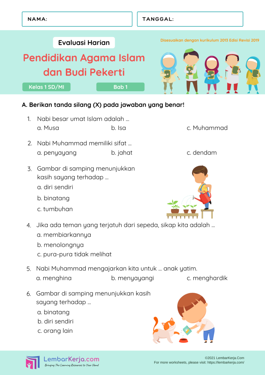 7 Contoh Soal Agama Kelas 1 SD dan Kunci Jawaban yang Wajib Diketahui Orang Tua Sebelum Terlambat Belajar