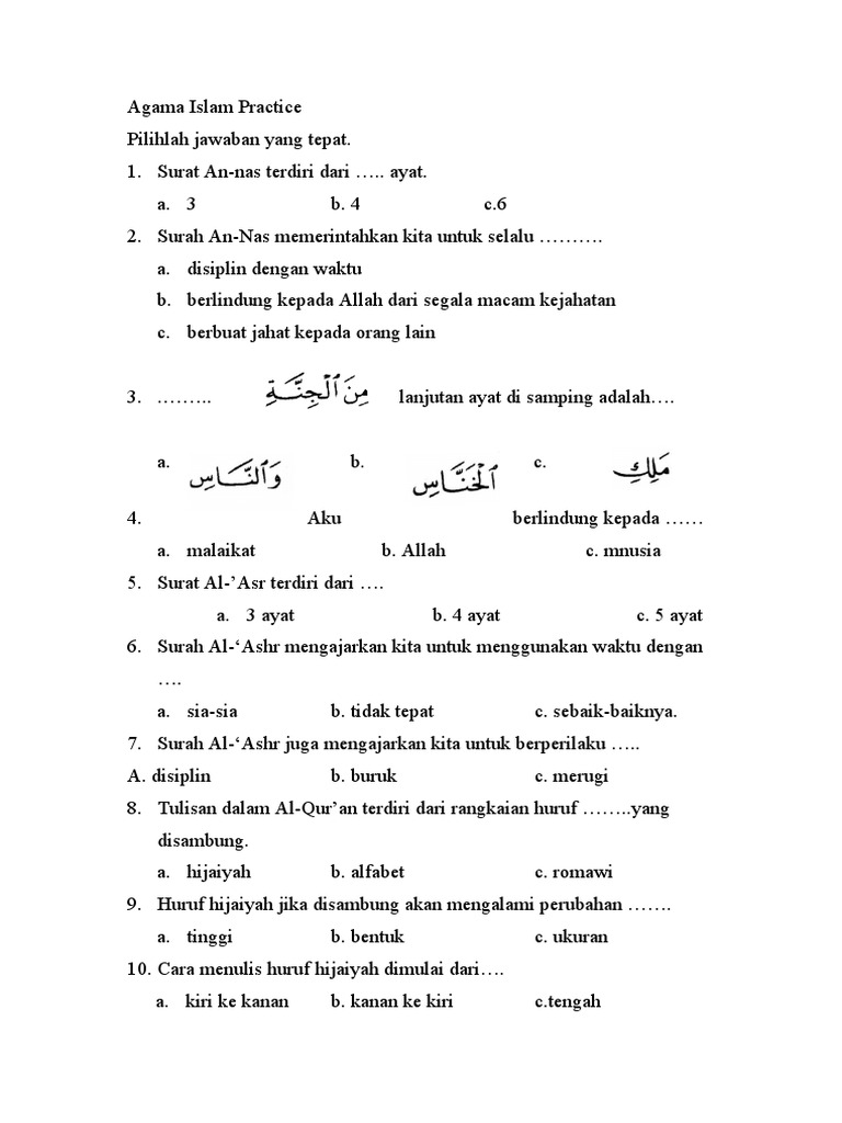 Rahasia Menaklukkan Soal Agama Islam Kelas 2 Semester 1 dengan 5 Tips Sebelum Ujian