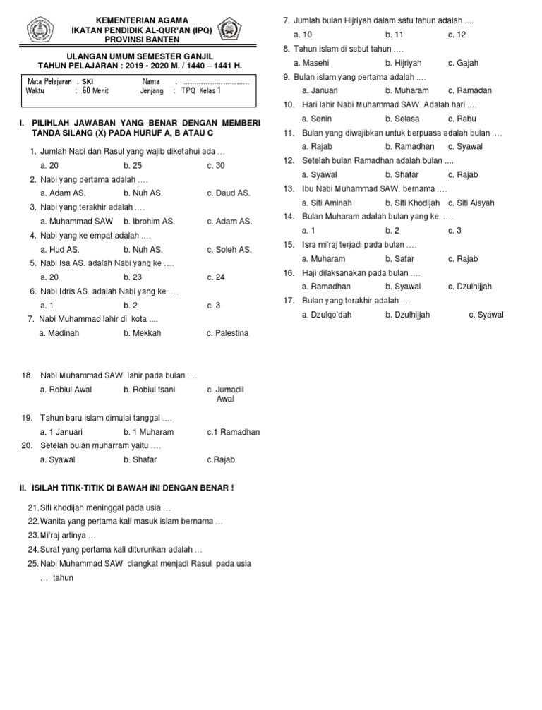 Terbukti 7 Tips Jitu Menguasai Soal Ski Kelas 1 Semester 2 Sebelum Ujian Dimulai