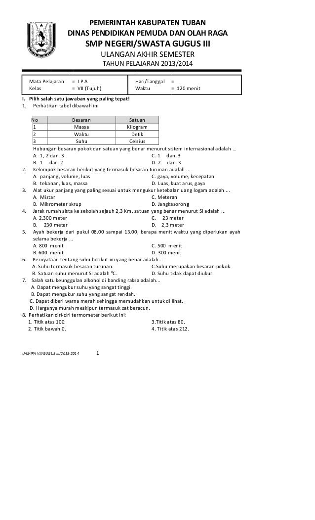 Terbukti 7 Tips Menguasai soal ipa kelas 9 semester 1 kurikulum 2013 Sebelum Ujian Akhir
