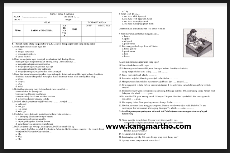 download soal pas kelas 3 kurikulum 2013 download soal pas kelas 3 kurikulum 2013