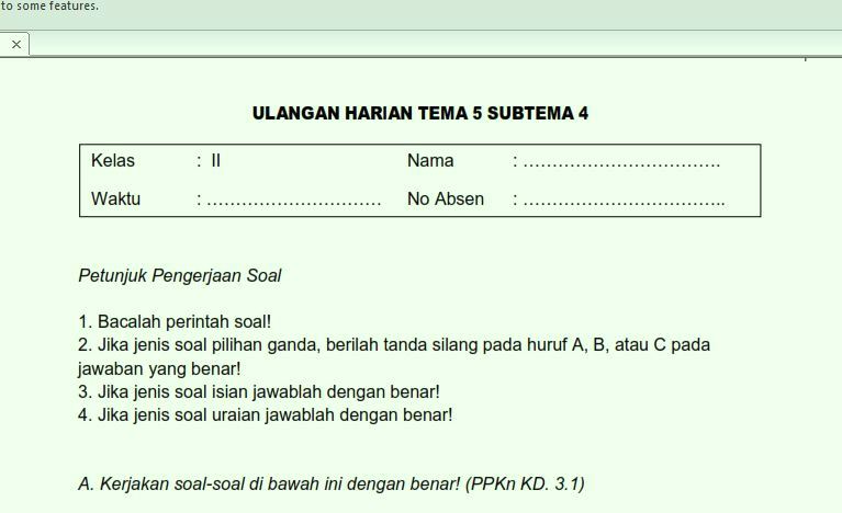 7 Soal Tema 5 Kelas 2 Subtema 4 yang Wajib Dikuasai Sebelum Ulangan Akhir Semester 2026