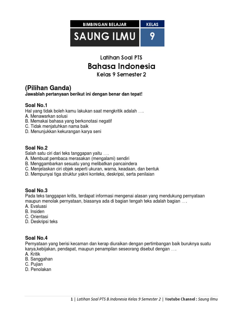 Terungkap! Contoh soal bahasa indonesia kelas 9 semester 2 Tim Liga 1 Guncang Klasemen Terungkap! Contoh soal bahasa indonesia kelas 9 semester 2 Tim Liga 1 Guncang Klasemen