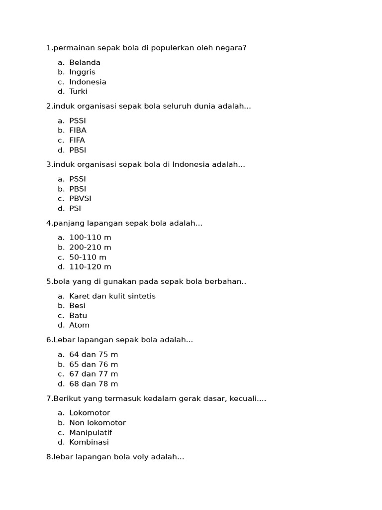 Ternyata Ini Rahasia Bocoran Soal Penjas Kelas 4 MI Agar Anak Langsung Bisa Jawab